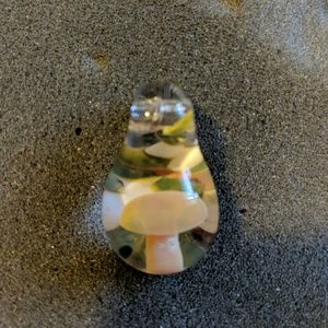 Hand made gladd mushroom pendant